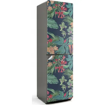 Fototapeta Samolepicí Samolepicí Bubble Free na ledničku Květinový tropický vzor