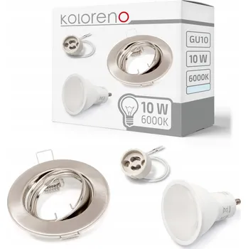 Stropní zapuštěné svítidlo Casalux 10 W GU10 stříbrné