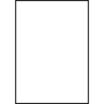 Samolepící etiketa Eobaly.cz – Samolepící bílé matné etikety 210x297 mm 1ks na A4