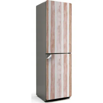 Fototapeta Omyvatelná Samolepicí Nálepka na Lednici do Kuchyně - Vzor Svislých Pruhů