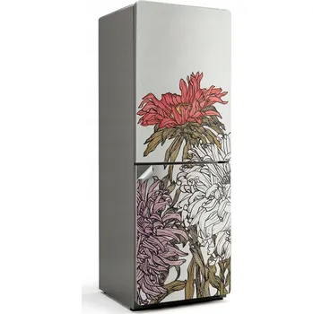 Fototapeta Samolepicí Samolepicí Bubble Free na ledničku Květinový vzor s detaily