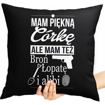 Polštář POLŠTÁŘ PRO TÁTU DÁREK OD DCERY