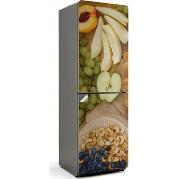 Fototapeta Samolepicí protibublinková nálepka na ledničku Čerstvé ovoce a ořechy
