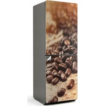 Fototapeta Ochranná samolepka na ledničku Samolepicí Fólie Vysypaná kávová zrna
