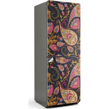 Fototapeta Designová Samolepicí nálepka na ledničku Rostlinný vzor s ornamenty