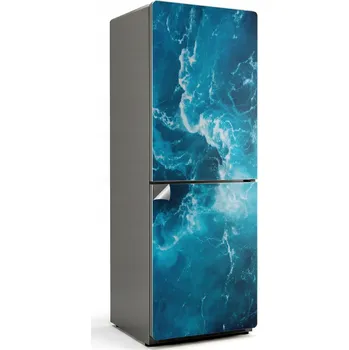 Fototapeta Samolepicí nálepka na ledničku do kuchyně Dynamický vzor mořských vln