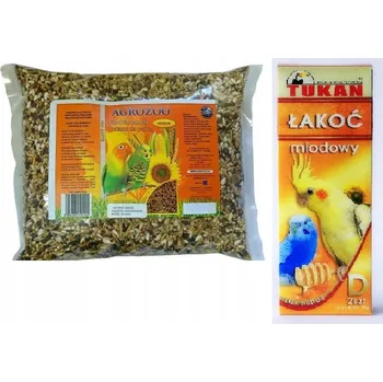 Krmivo pro ptáka Krmivo KRMIVO papoušky SMĚS pro ptáky 1 kg + TYČINKA