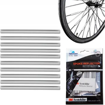Reflexní trubičky na špice kola Salzmann Spoke Reflector