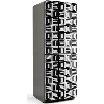 Fototapeta Designová Samolepka Samolepicí na Lednici Geometrický Vzor s Mřížkou