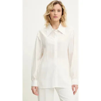 Dámská košile Košile Answear.LAB dámská, bílá barva, relaxed, s klasickým límcem 5317.iak 00X, vel. S