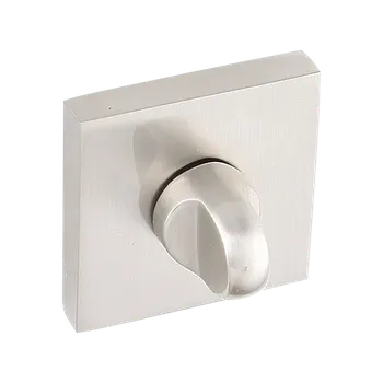 Dveřní kování Kuchinox ROZETA hranatá wc satyna lesk