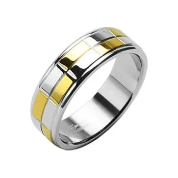 Prsten Spikes USA Ocelový prsten, šíře 8 mm, vel. 60 - velikost 60 - OPR1323-60