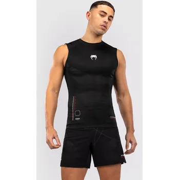 Rashguard Rashguard VENUM bez rukávu Tactical XT - černo/fire červený - VENUM-05523-100 Velikosti: L