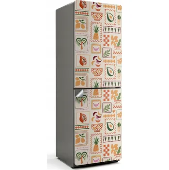 Fototapeta Fototapeta Samolepicí dýha na rostlinnou a geometrickou ledničku