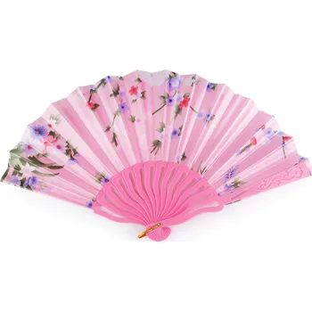 Vějíř textilní květy