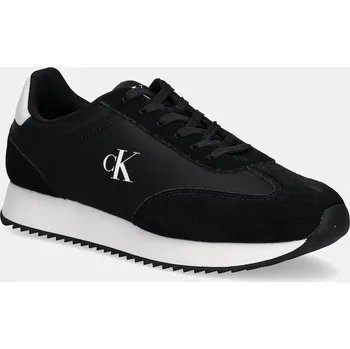 Pánská obuv Tenisky Calvin Klein Jeans RETRO RUNNER LACE UP NY-SU YM0YM01325 černá 99X, EUR 44