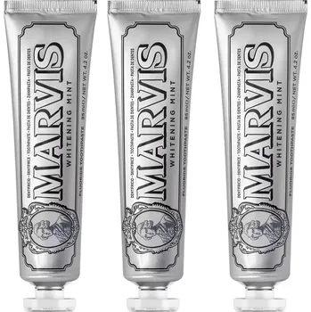 zubní pasta Marvis Toothpaste Whitening Mint 3x85 ml - Sada bělících past na zuby