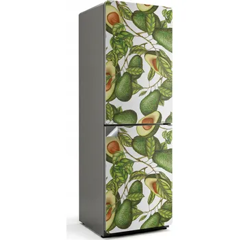 Fototapeta Samolepicí nálepka Samolepicí Vzor s avokádem a listy