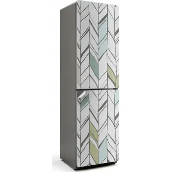 Fototapeta Samolepicí Nálepka Bubble Free na Lednici Jemný Geometrický Vzor