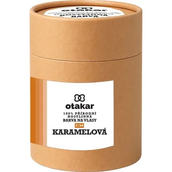 Barva na vlasy Otakar Organic - přírodní rostlinná barva na vlasy karamelová :-: 100 g