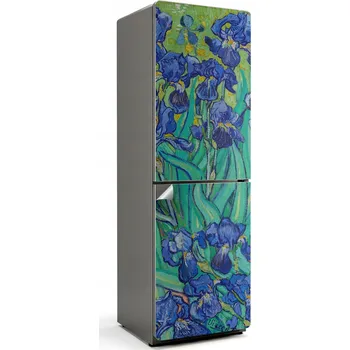 Fototapeta Samolepicí Samolepicí bez bublin na ledničku Květinový vzor kosatců