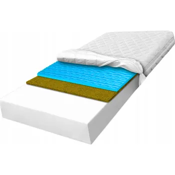 Matrace Matrace masážní 140x200 pěnová tráva mořská zpevněná 7 zón 10 cm H2