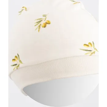 Dětská móda Kojenecká čepička z organické bavlny New Baby Olivy, vel. 80/86