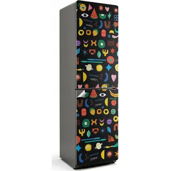 Fototapeta Samolepka na ledničku Loftový styl Kuchyně Barevné abstraktní tvary