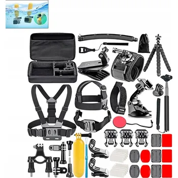 Příslušenství pro videokameru SADA PŘÍSLUŠENSTVÍ PRO AKČNÍ KAMERY 50 Dílů v 1 pro GoPro Hero