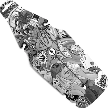 Blatník na kolo blatník Riesel Rit:ze - Stickerbomb Eyecatcher Ultra Black one size