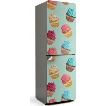 Fototapeta Samolepicí na ledničku Snadné čištění Vzor s košíčky