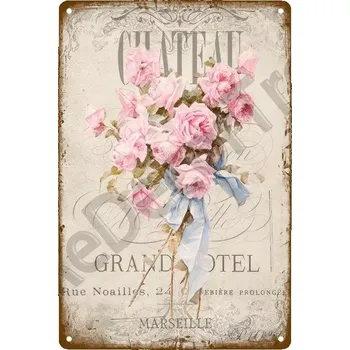 Plechová cedule Plechová retro cedule | zahradní dekorace - 8 , 20 x 14 cm