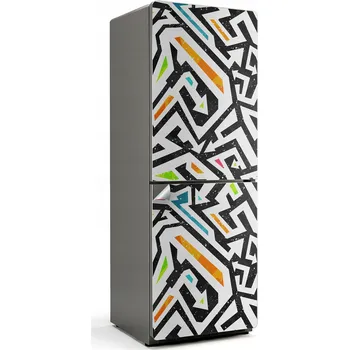 Fototapeta Samolepicí Samolepicí Bubble Free na ledničku Abstraktní vzor linií