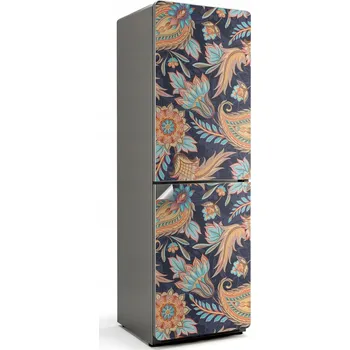 Fototapeta Samolepka Samolepicí na ledničku Rostlinný vzor s ornamenty