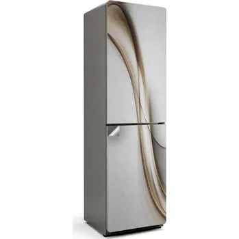 Fototapeta Samolepicí kryt na ledničku s potiskem elegantních vlnovek