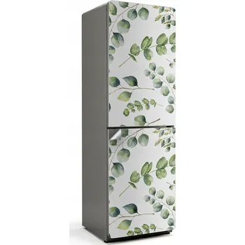 Fototapeta Designová Samolepicí nálepka na ledničku s jemnými drobnými listy
