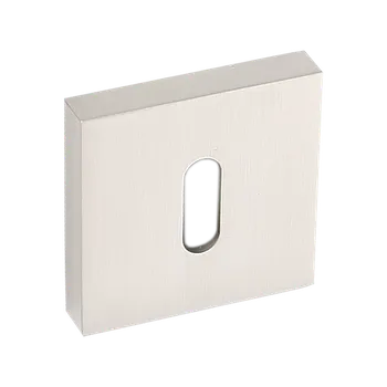 Dveřní kování Kuchinox ROZETA hranatá klíč satyna lesk