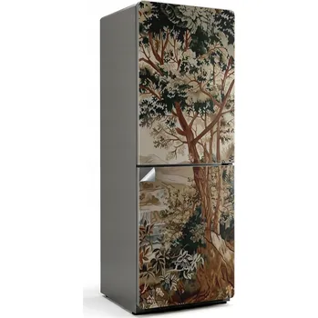 Fototapeta Designová Samolepicí nálepka na ledničku Přírodní krajina se stromy