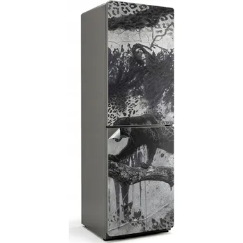 Fototapeta Samolepicí nálepka na ledničku Snadné čištění pantera na větvi