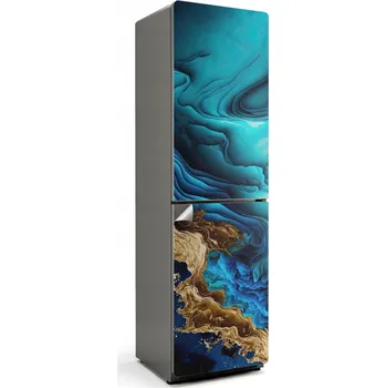 Fototapeta Samolepicí Nálepka Bubble Free na Lednici Abstraktní vlny a struktury