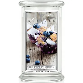 Svíčka Tradiční parafinová svíčka Blueberry Muffin Kringle Candle 1 ks