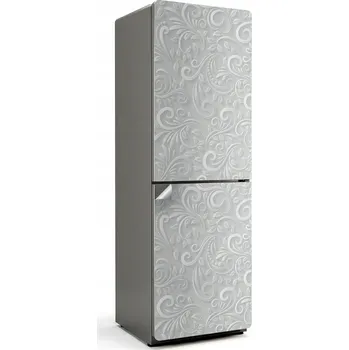 Fototapeta Samolepicí samolepka na ledničku Snadná Montáž, Rostlinný Vzor s Vlnami