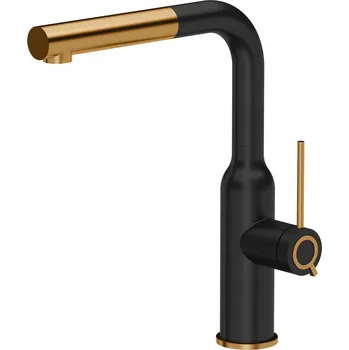 Vodovodní baterie Kuchyňská baterie stojánková Quadron Angelina Q Line stříbrná