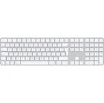 Apple Magic Keyboard s Touch ID (2024) s Numerickou klávesnicí Bílé klávesy USB-C bezdrátová CZ Layout