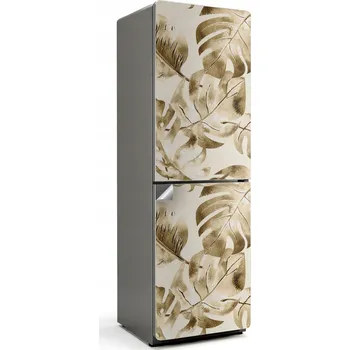 Fototapeta Bez bublin samolepka na ledničku Bez bublinek Jemné tropické listy