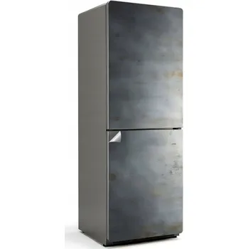 Fototapeta Prémiová Samolepicí nálepka na ledničku Metalická textura s ryskami