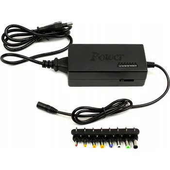 Univerzální napájecí adaptér / nabíječka do notebooku 120W 12-24V + 8 koncovek