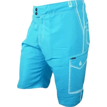 Cyklistické oblečení HAVEN Cyklistické kalhoty krátké bez laclu - COMPETITOR - modrá/bílá S
