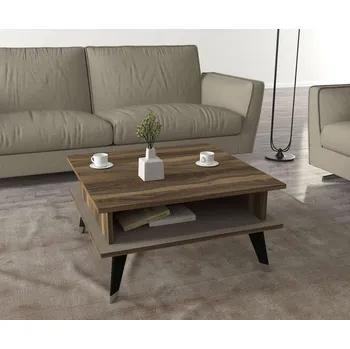 Konferenční stolek OTAVIO konferenční stolek na nožičkách, bílá/textile