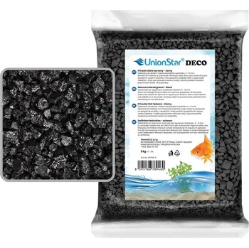 Akvarijní štěrk černý 2 kg DECO